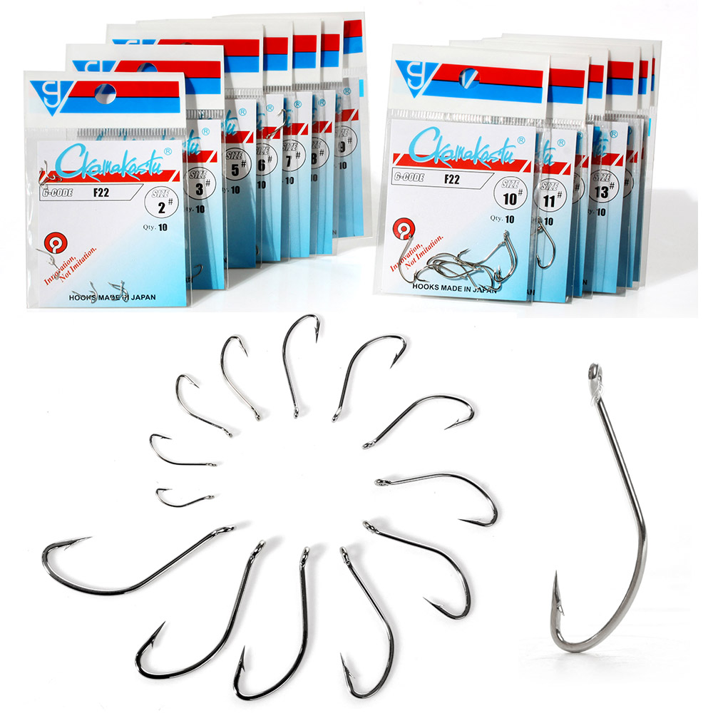 Ckamakastu F22 White Saltwater - Fishing Hook Offset recension och pris