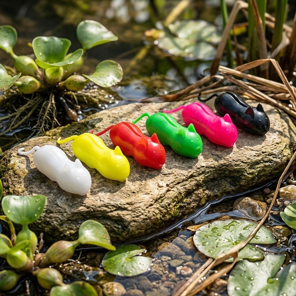 6PCS Floating Rat Lure for Sna - Fishing Hook Weedless recension och pris