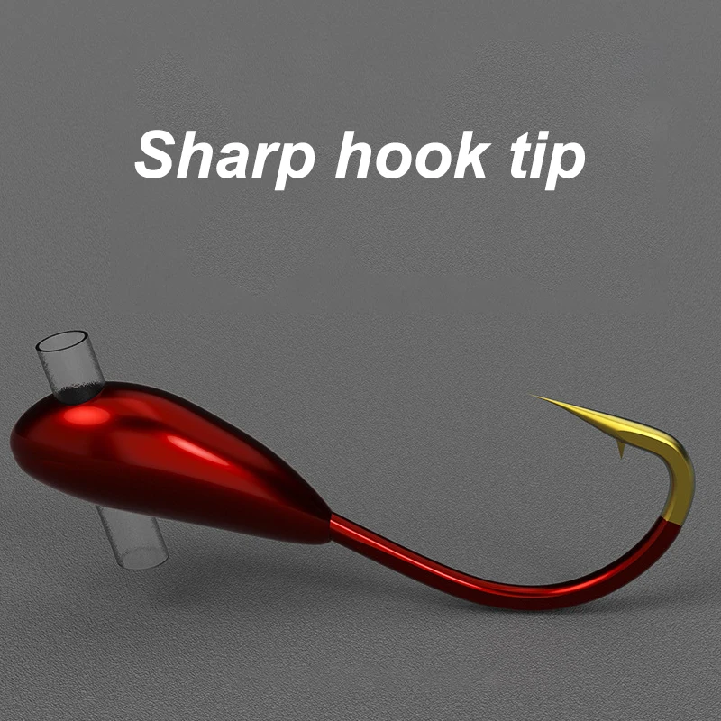10/20PCS Winter Ice Fishing Ho - Fishing Hook Offset recension och pris