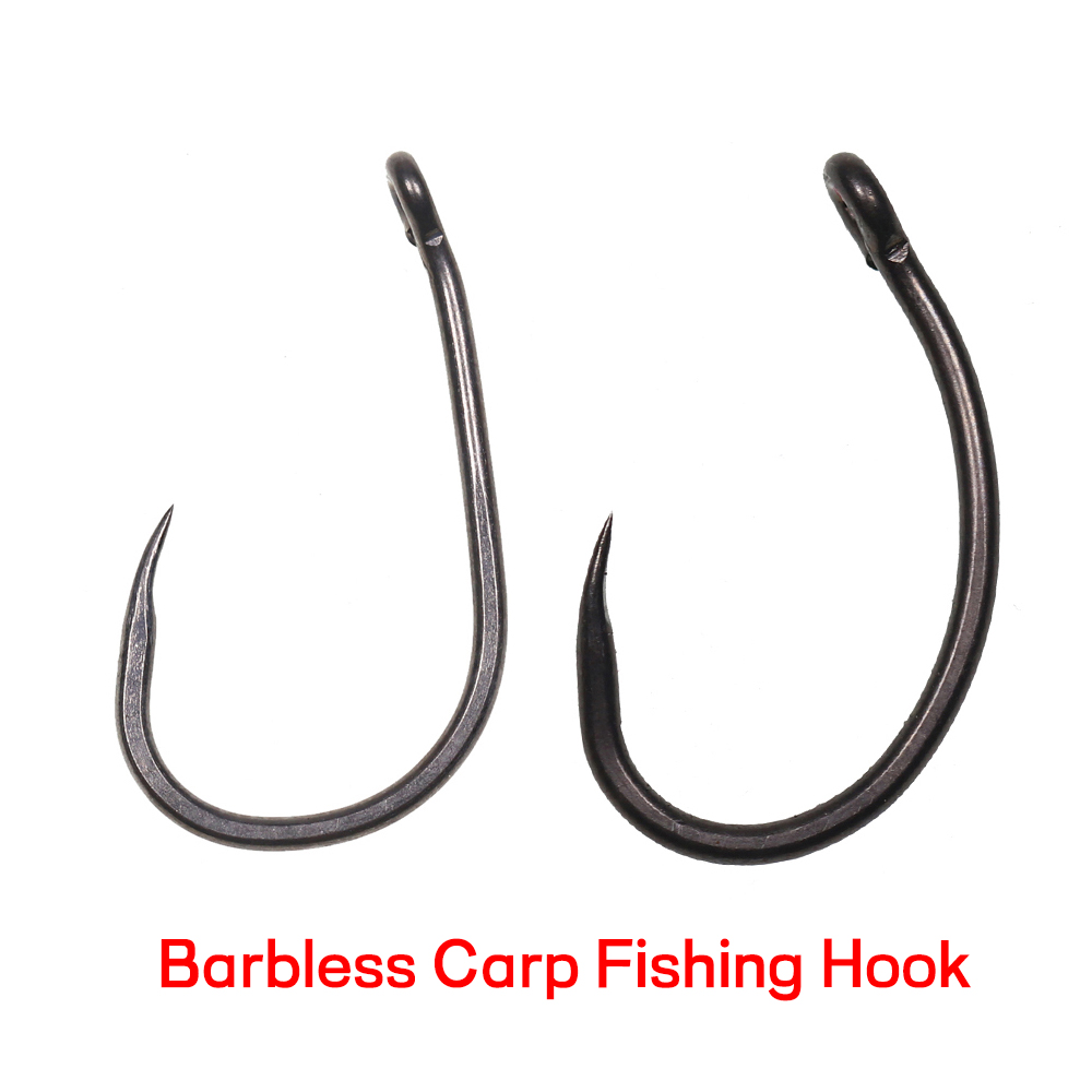 50PCS Matt Black Carp Fishing  - Fishing Hook Assortment recension och pris