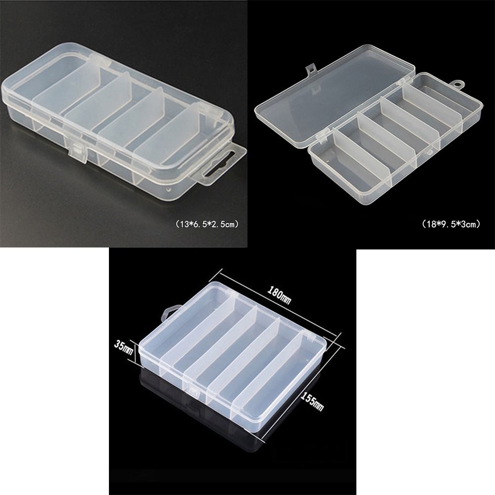 1/3pcs 3 Sizes of Plastic Fish - Fishing Hook Box recension och pris