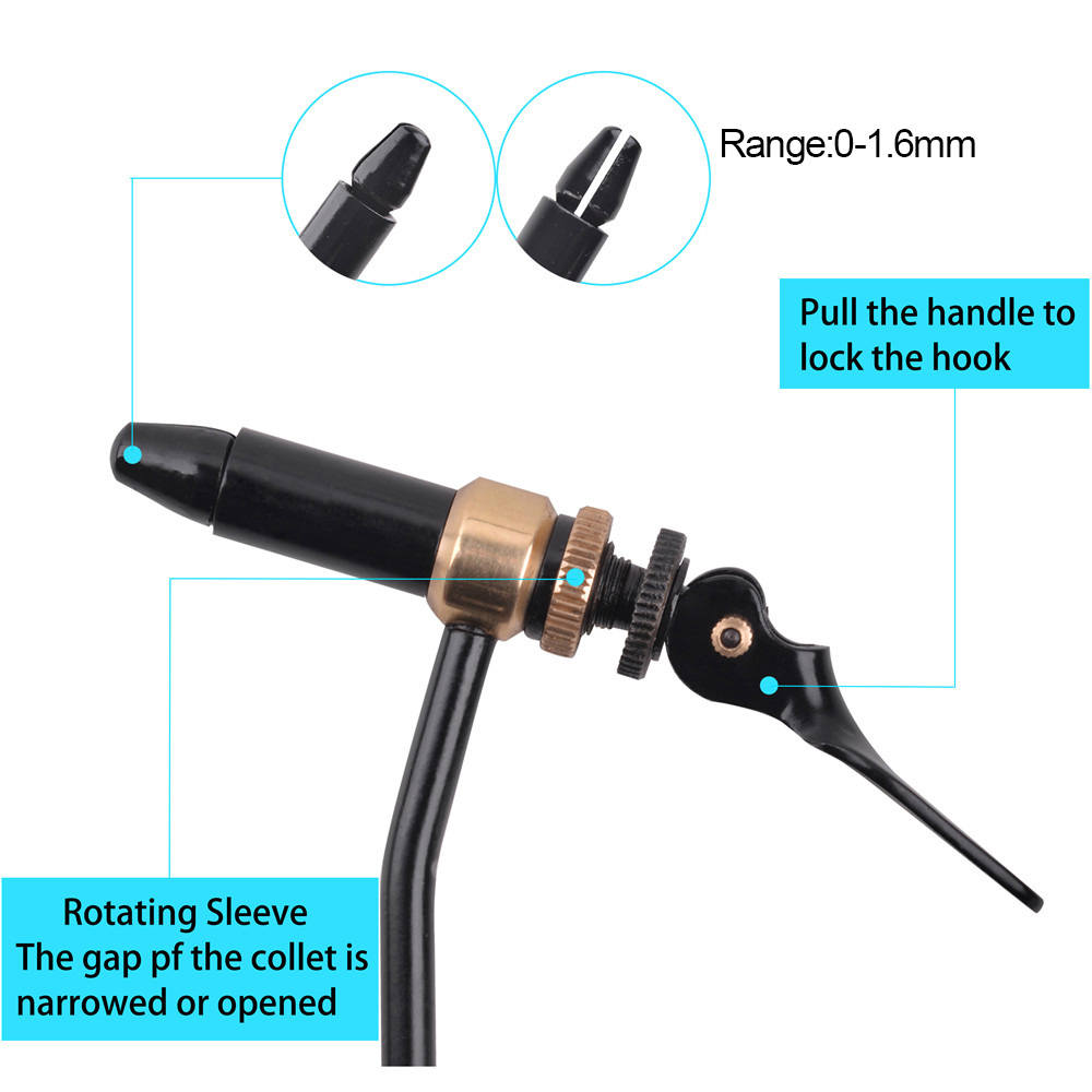 Rotary Fly Tying Vise Tool Saf - Fishing Hook Jig recension och pris