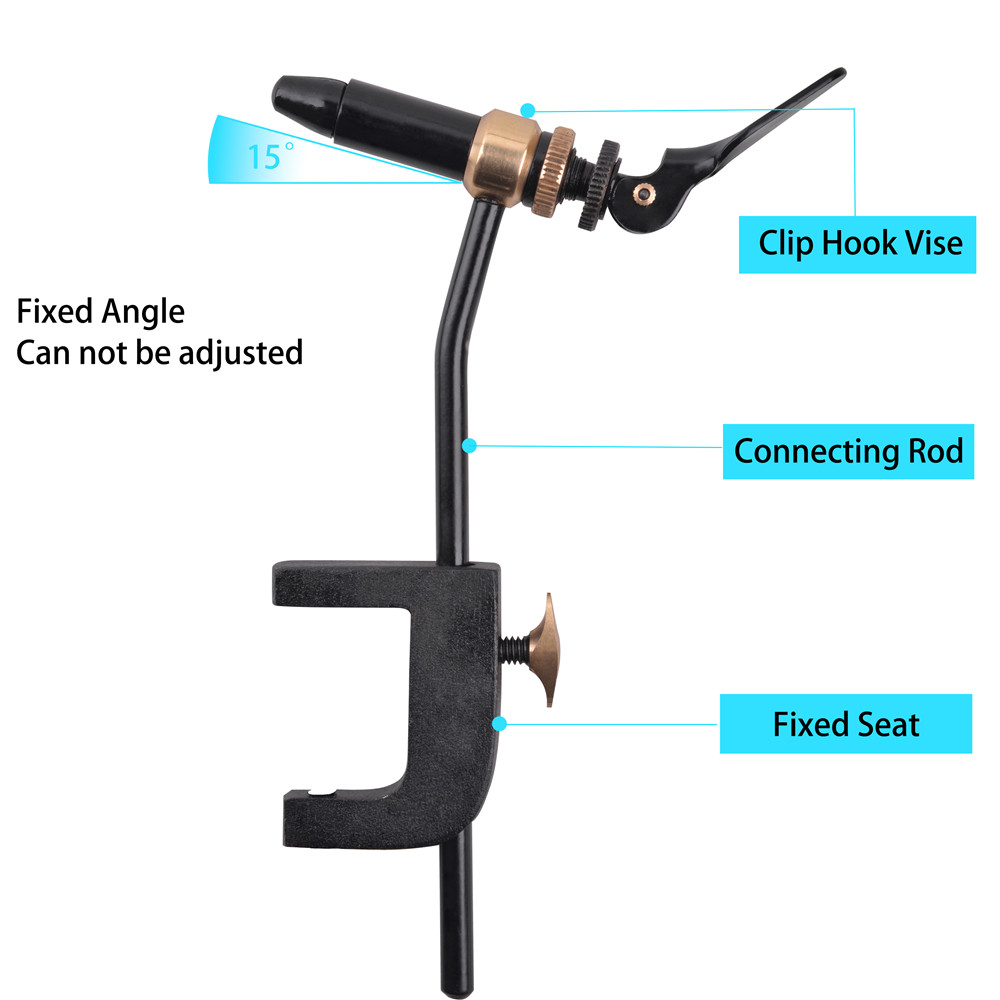Rotary Fly Tying Vise Tool Saf - Fishing Hook Jig recension och pris