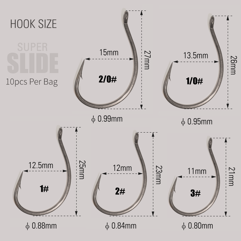 LUREHOLIC PTFE Super Slide Wac - Fishing Hook Offset recension och pris