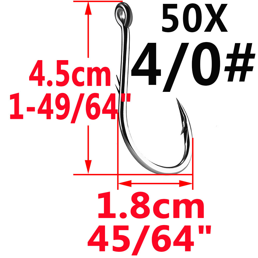 50pcs Iseama Circle Carp Eyed  - Fishing Hook Circle recension och pris