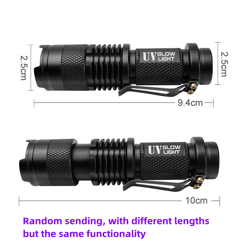 Mini UV Flashlight 395nm Ultra - Fishing Hook Jig recension och pris
