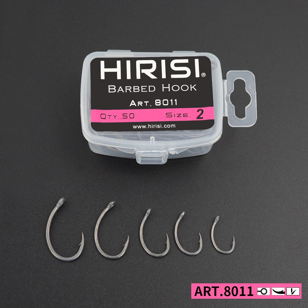 Hirisi Carp Fishing Hooks 50pc - Fishing Hook Offset recension och pris