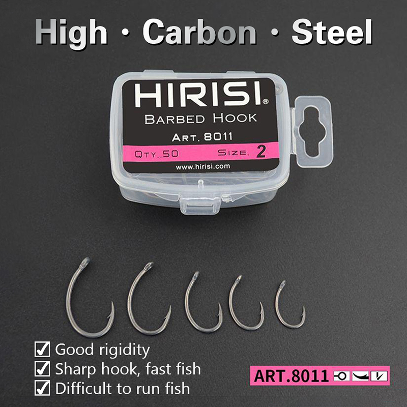 New Hirisi 50pcs Boxed Hooks B - Fishing Hook Box recension och pris
