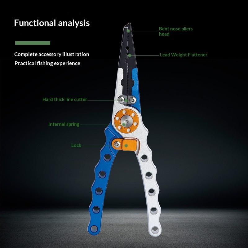 Aluminum Alloy Fishing Pliers  - Fishing Hook Sharpener recension och pris