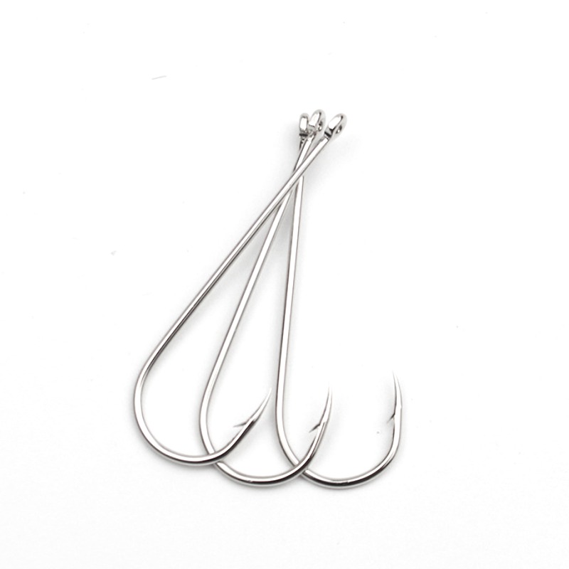50pcs Long Shank Saltwater Cir - Fishing Hook Circle recension och pris