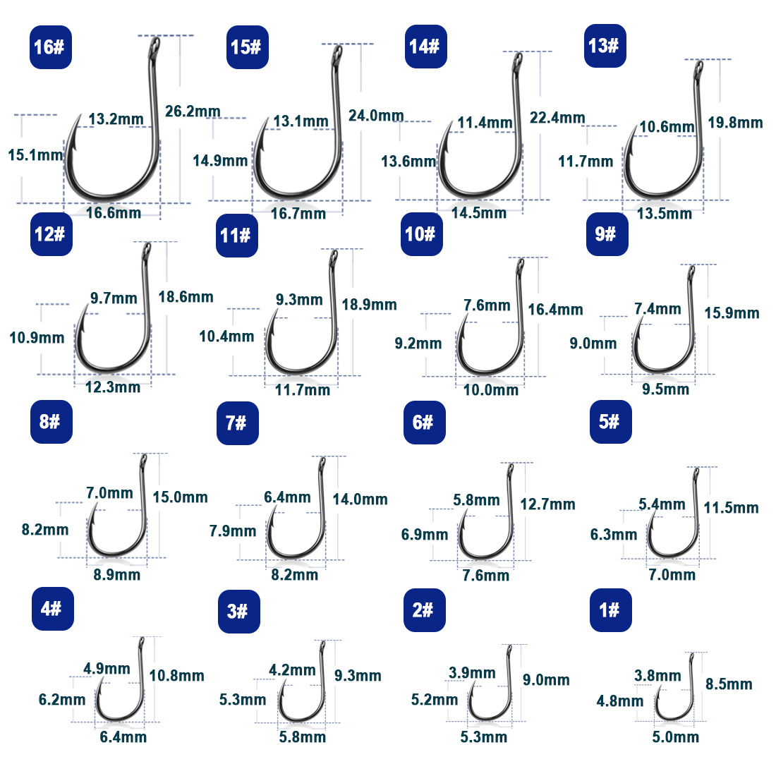 9KM Iseama Fishing Hooks 50~20 - Fishing Hook Circle recension och pris