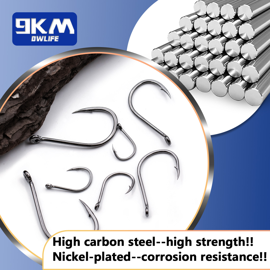 9KM Iseama Fishing Hooks 50~20 - Fishing Hook Circle recension och pris